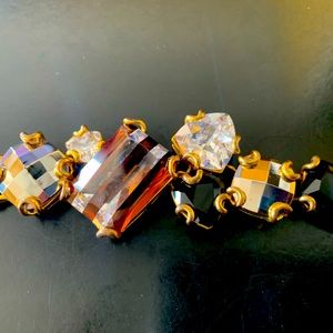 Multi Gemstone Faceted Bracelet